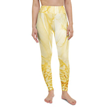 Load image into Gallery viewer, Sunshine Leopard Solar Plexus Mandala Yoga Leggings