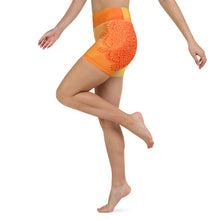 Load image into Gallery viewer, Flame Tiger Sacral Mandala Yoga Shorts