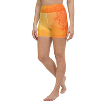 Load image into Gallery viewer, Flame Tiger Sacral Mandala Yoga Shorts