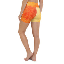 Load image into Gallery viewer, Flame Tiger Sacral Mandala Yoga Shorts
