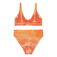 Load image into Gallery viewer, Tigress Inferno 🌋 Recycled High-Waisted Bikini: Unleash Your Fiery Beach Spirit
