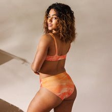 Load image into Gallery viewer, Tigress Inferno 🌋 Recycled High-Waisted Bikini: Unleash Your Fiery Beach Spirit
