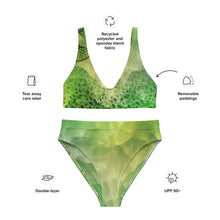 Load image into Gallery viewer, Force of Nature Quan Yin Anahata Hot Yoga Eco-Friendly High-Waisted Bikini
