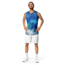 Load image into Gallery viewer, Galactic Ocean Recycled unisex basketball jersey
