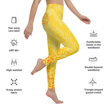 Load image into Gallery viewer, Solar Flare Manipura Yoga Leggings
