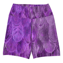 Load image into Gallery viewer, Purple Power Poser Yoga Shorts
