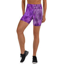 Load image into Gallery viewer, Purple Power Poser Yoga Shorts
