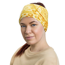 Load image into Gallery viewer, Sunshine Leopard Solar Plexus Mandala Hot Yoga Headband
