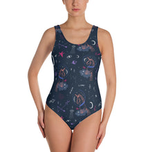 Load image into Gallery viewer, Celestial Unicorn Jester Bodysuit One-Piece
