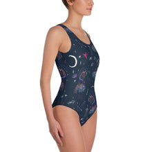Load image into Gallery viewer, Celestial Unicorn Jester Bodysuit One-Piece
