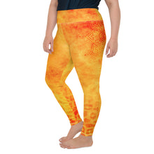 Load image into Gallery viewer, Wild Fire Solar Plexus Chakra Curvy Leggings
