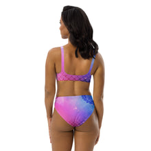 Load image into Gallery viewer, Mermaid Melodies: Believe in Magic Hot Yoga Eco-Friendly High-Waisted Bikini
