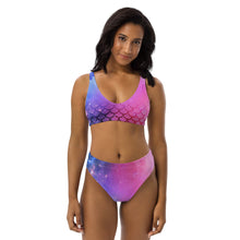 Load image into Gallery viewer, Mermaid Melodies: Believe in Magic Hot Yoga Eco-Friendly High-Waisted Bikini
