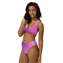 Load image into Gallery viewer, Mermaid Melodies: Believe in Magic Hot Yoga Eco-Friendly High-Waisted Bikini
