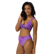 Load image into Gallery viewer, Amethyst Aura Astonisher: The Eco-Friendly, High-Waisted Hot Yoga Bikini
