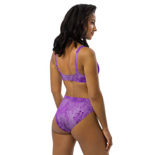 Load image into Gallery viewer, Amethyst Aura Astonisher: The Eco-Friendly, High-Waisted Hot Yoga Bikini
